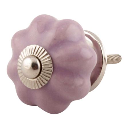 Lavender Medium Ceramic Melon Dresser Knob online